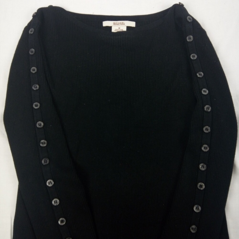 Michael Kors Black Pullover Sweater M